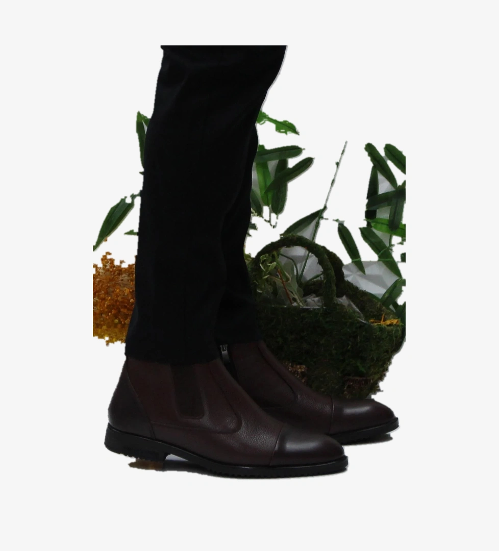 Pierre Cardin 11925251 Kahve Orijinal Ürün Fermuarlı Hakiki Deri Erkek Bot model görseli