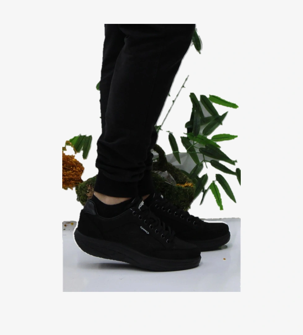 Scooter M0781 Siyah Rahat Orijinal Ürün Yürüyüş Ayakkabısı Hakiki Deri Erkek Ayakkabı model görseli