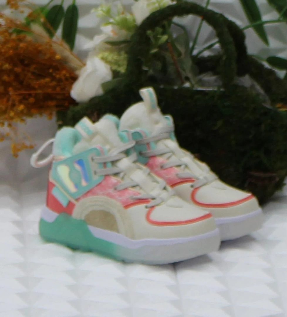 946.P24K.425 Bej Mei Bıg Kids Phylon Kız Çocuk Bot - Görsel 1