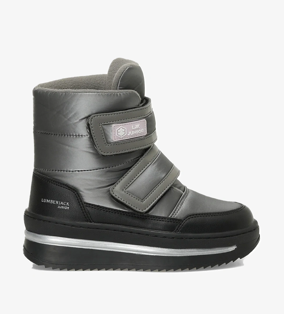 FLON 4PR Gri Kız Çocuk Çizme - Görsel 1