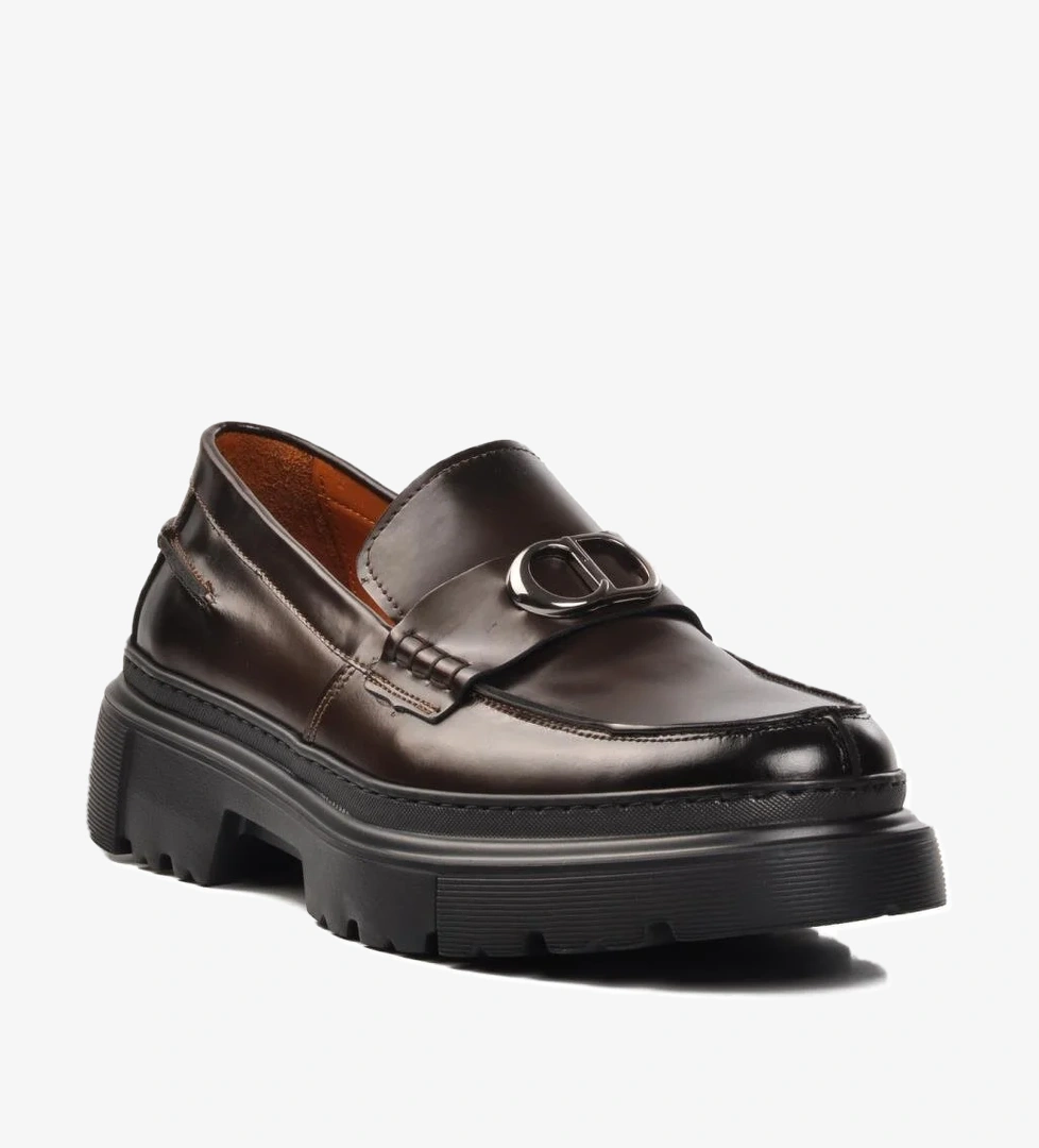 Premium 1308-3 Kahve Hakiki Deri Erkek Klasik Ayakkabı