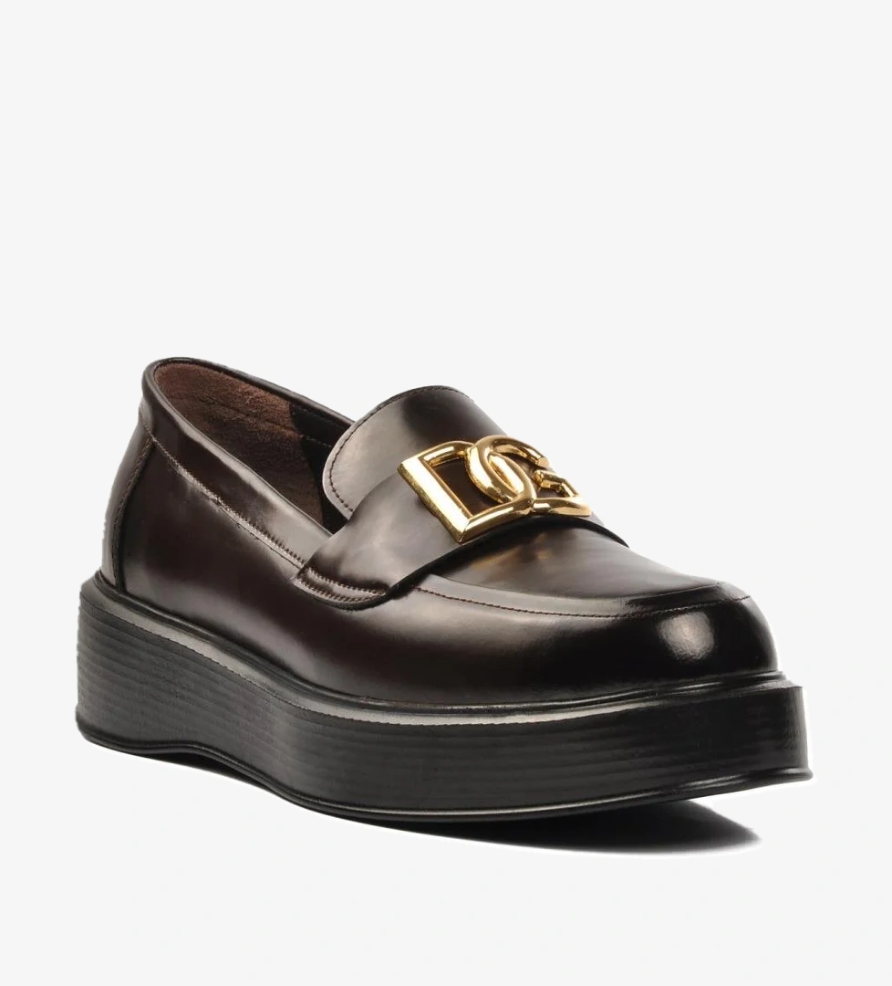 Premium 2127 Kahve Hakiki Deri Geniş Kalıp Erkek Klasik Ayakkabı