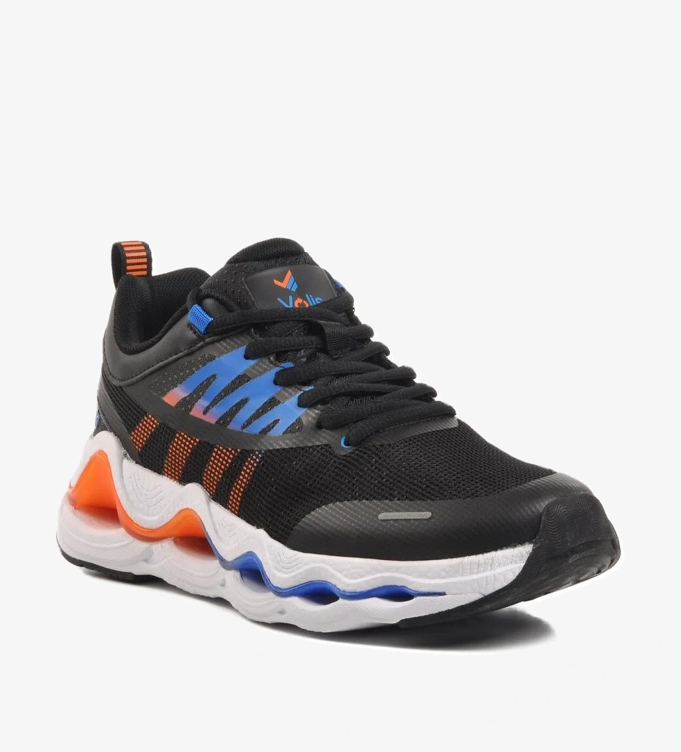 24417 Siyah Hafif Fileli Erkek Spor Ayakkabı