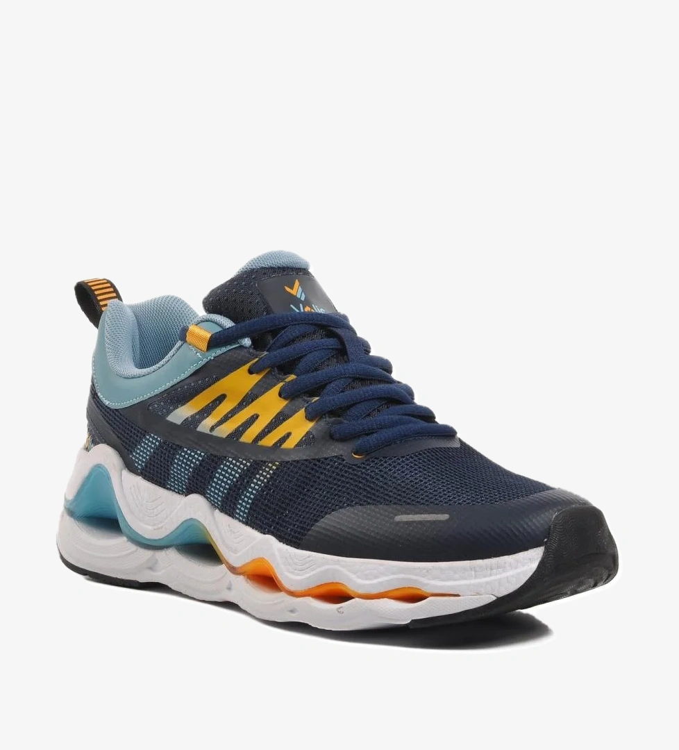 24417 Lacivert Hafif Fileli Erkek Spor Ayakkabı