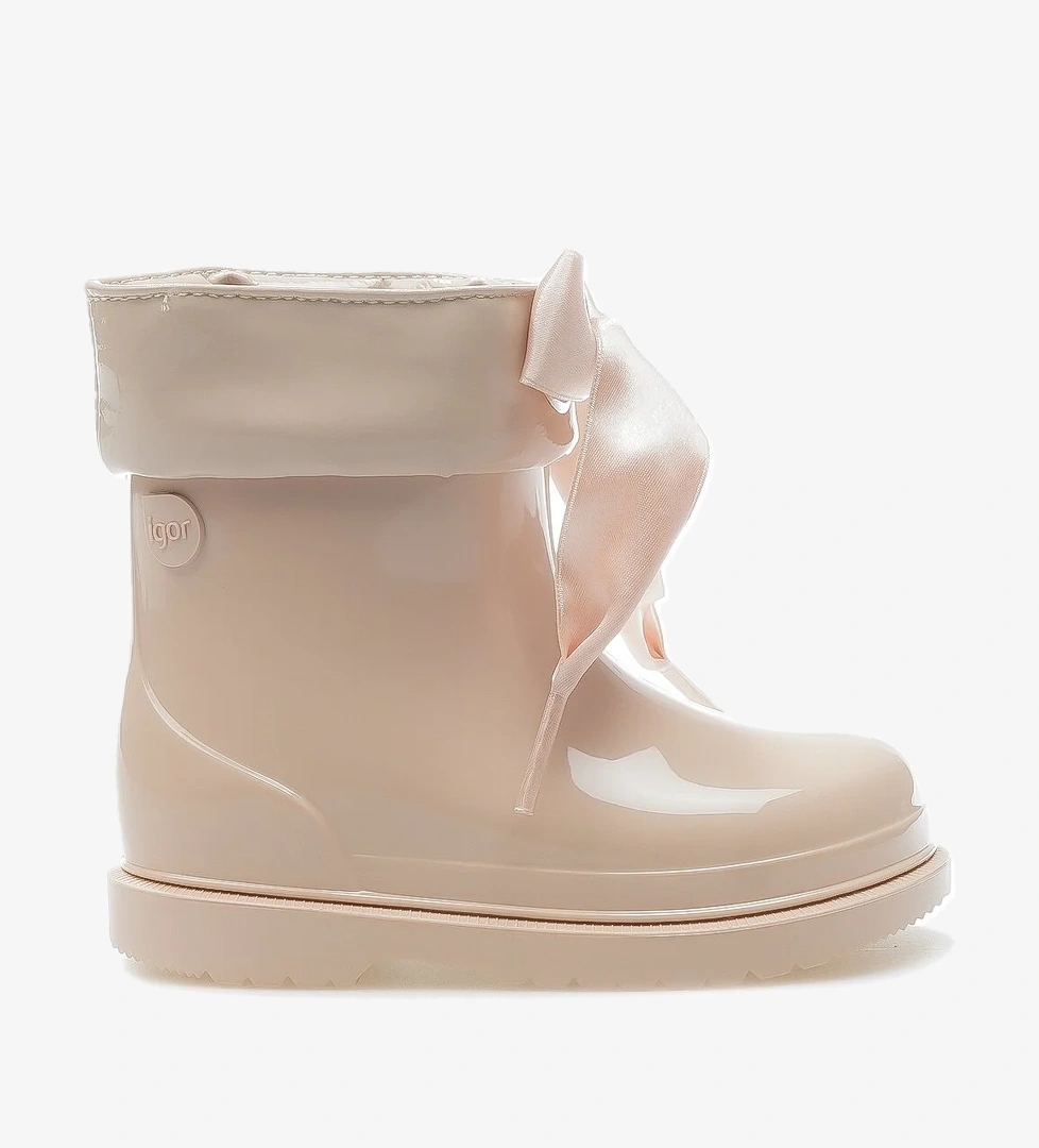 Igor Igor İgor Bımbı Lazo Kız Çocuk Yağmur Çizmesi (22-27) 24k W10238 Bej Bot | Flo Bej - 1. görsel