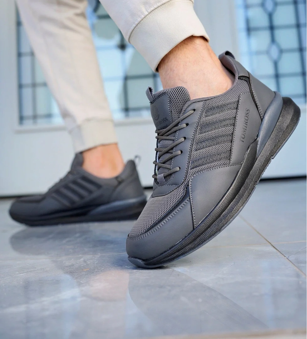Erkek Füme Ortopedik Günlük Garantili Yürüyüş Koşu Sneaker Spor Ayakkabı TRXS-1769