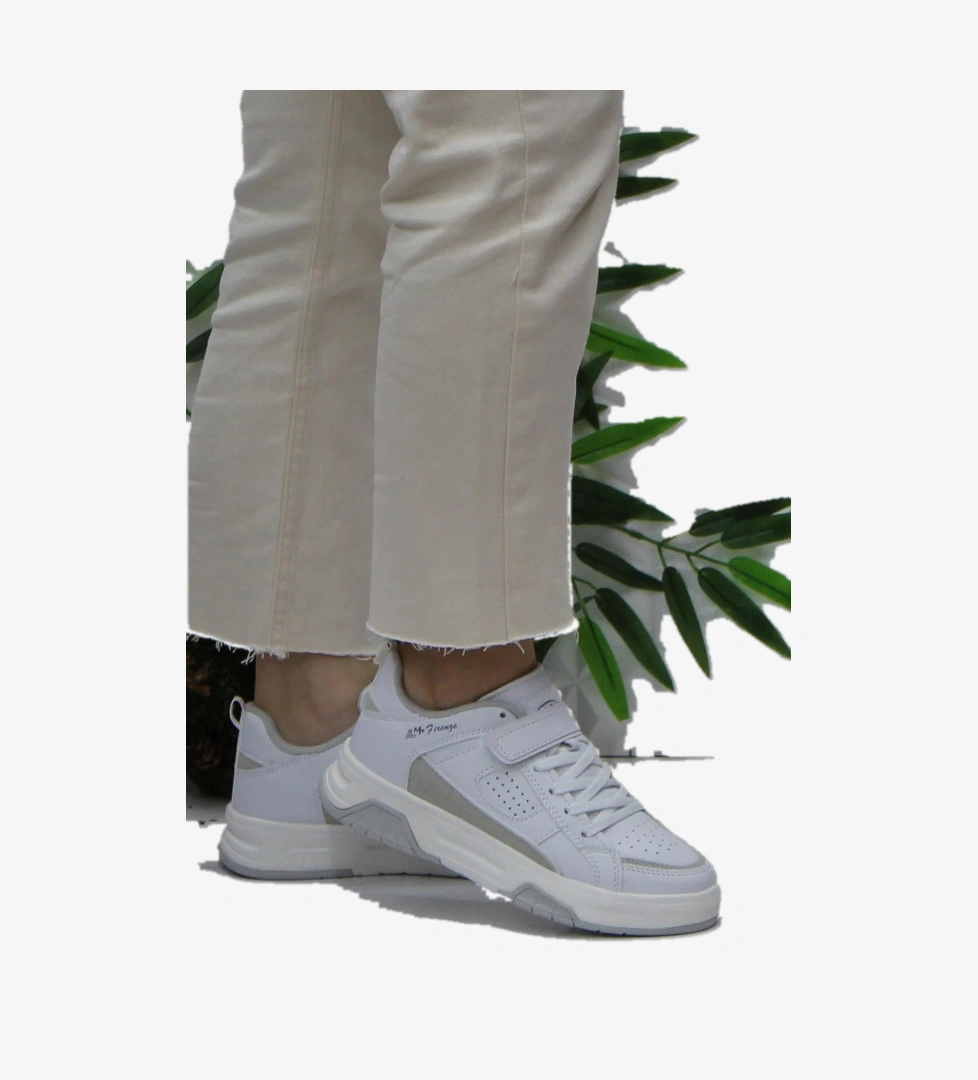 2083 Beyaz Rahat Orijinal Ürün Sneaker Kadın Ayakkabı - Görsel 1