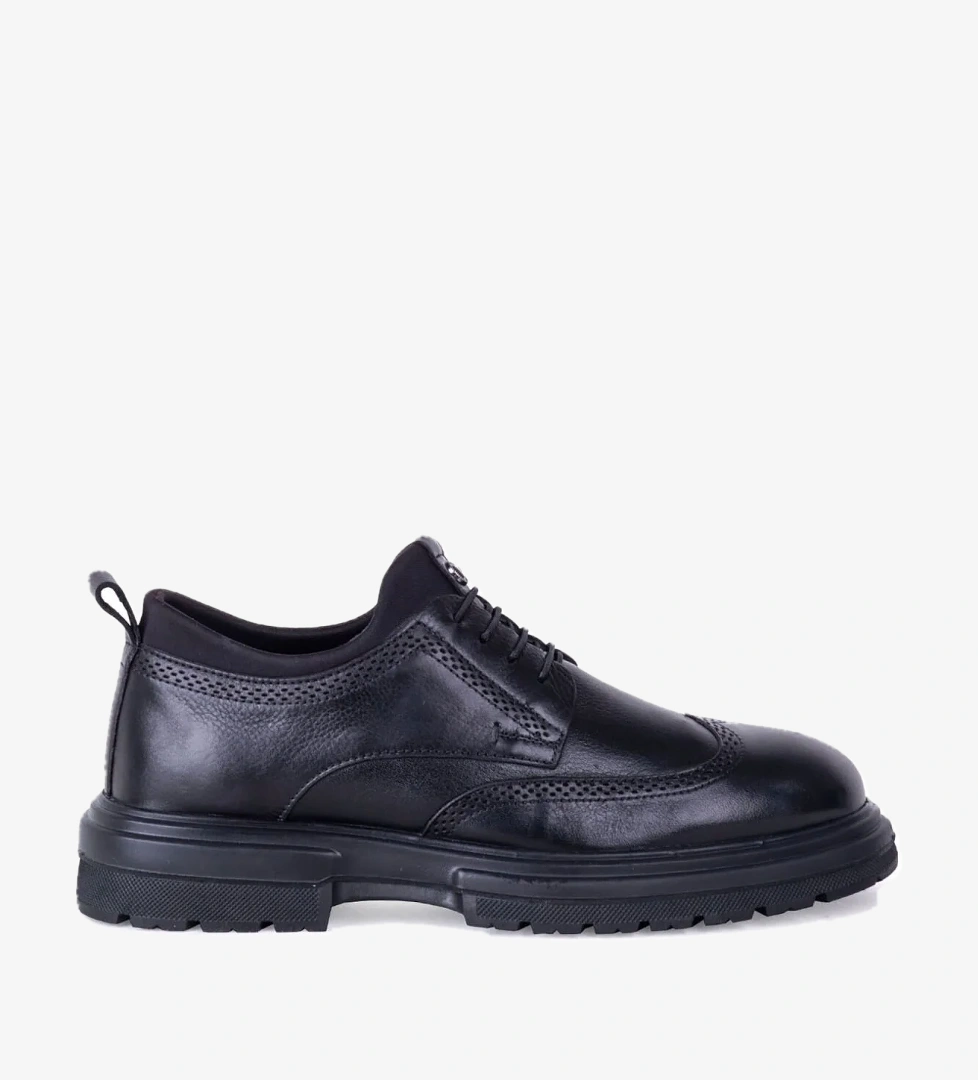 Pierre Cardin 63594 Erkek Hakiki Deri Ayakkabı Siyah model görseli