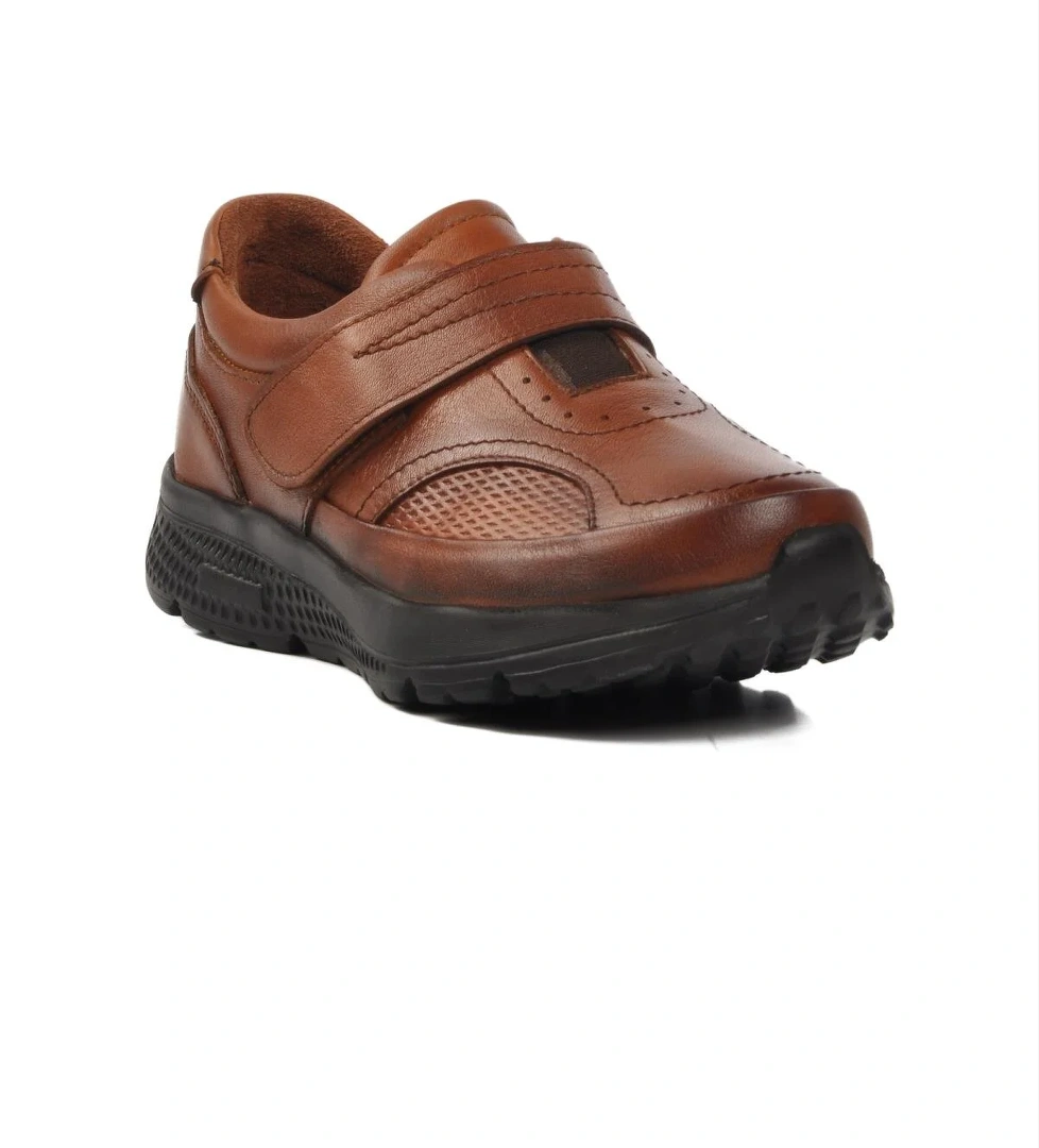 039 Taba Hakiki Deri Kadın Günlük Ayakkabı