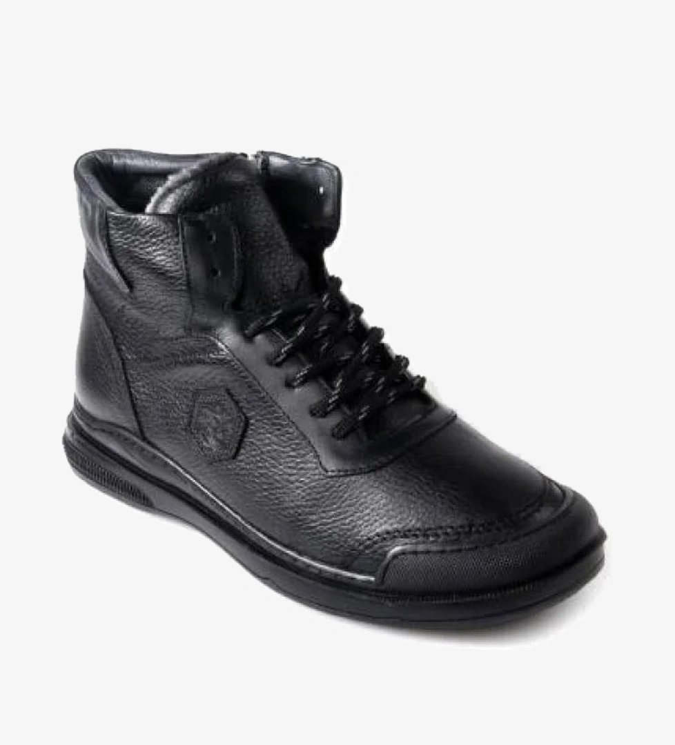 Tardelli 3746 Erkek Deri Kürklü Soğuk Geçirmez Bot