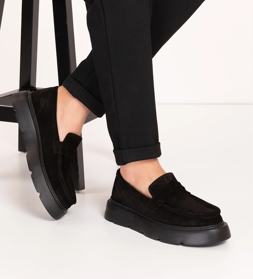 Gondol Içi Dışı Hakiki Deri Hafif Günlük Rahat Ayakkabı src.464