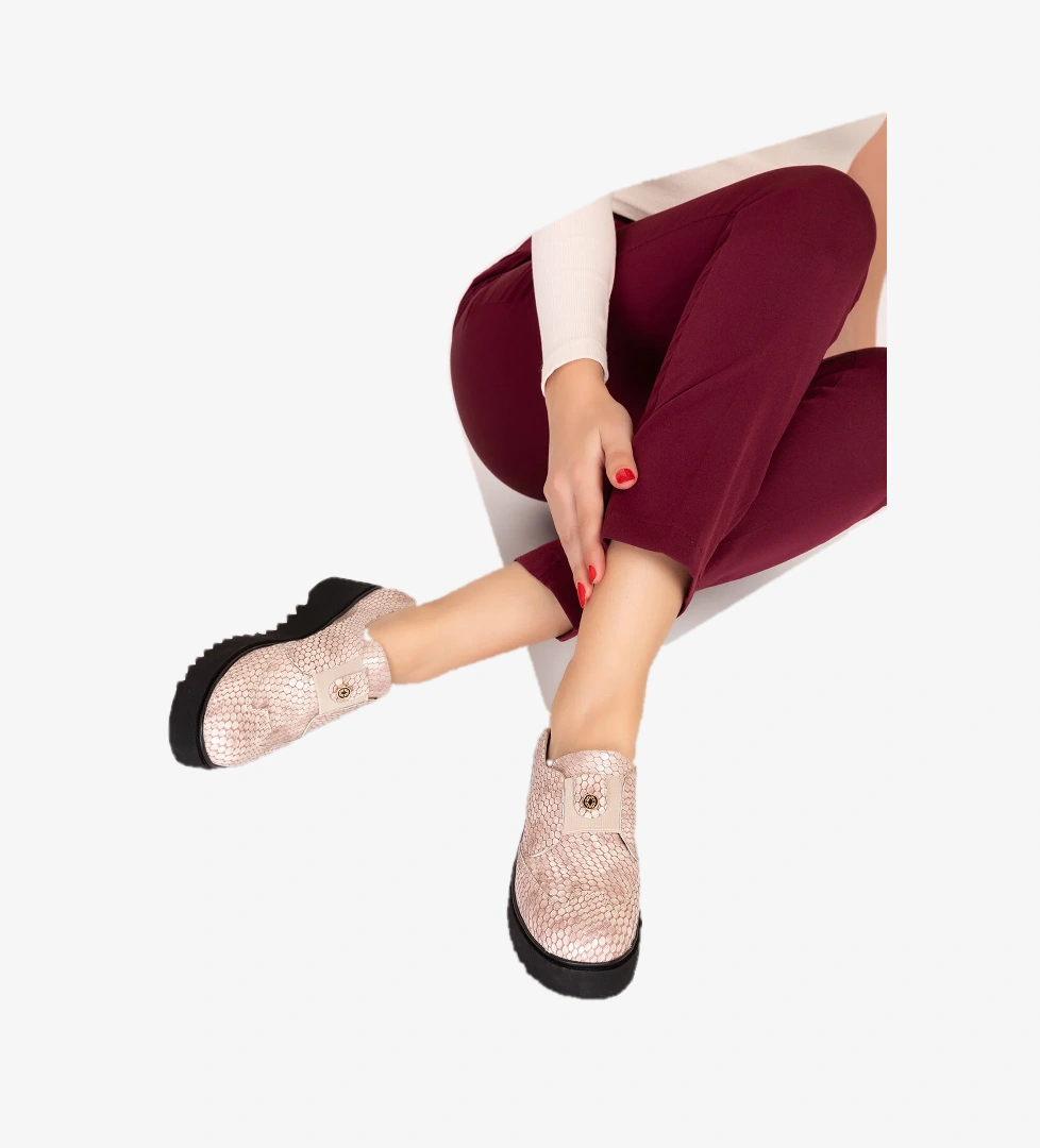 Gondol Lastik Detaylı Hakiki Deri Ayakkabı ast.8004