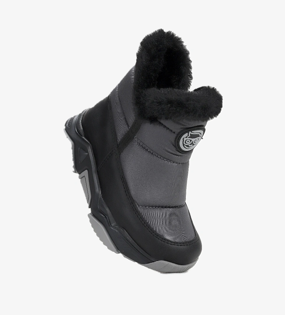 Pamela Fermuarlı Kız Çocuk Kar Botu Füme