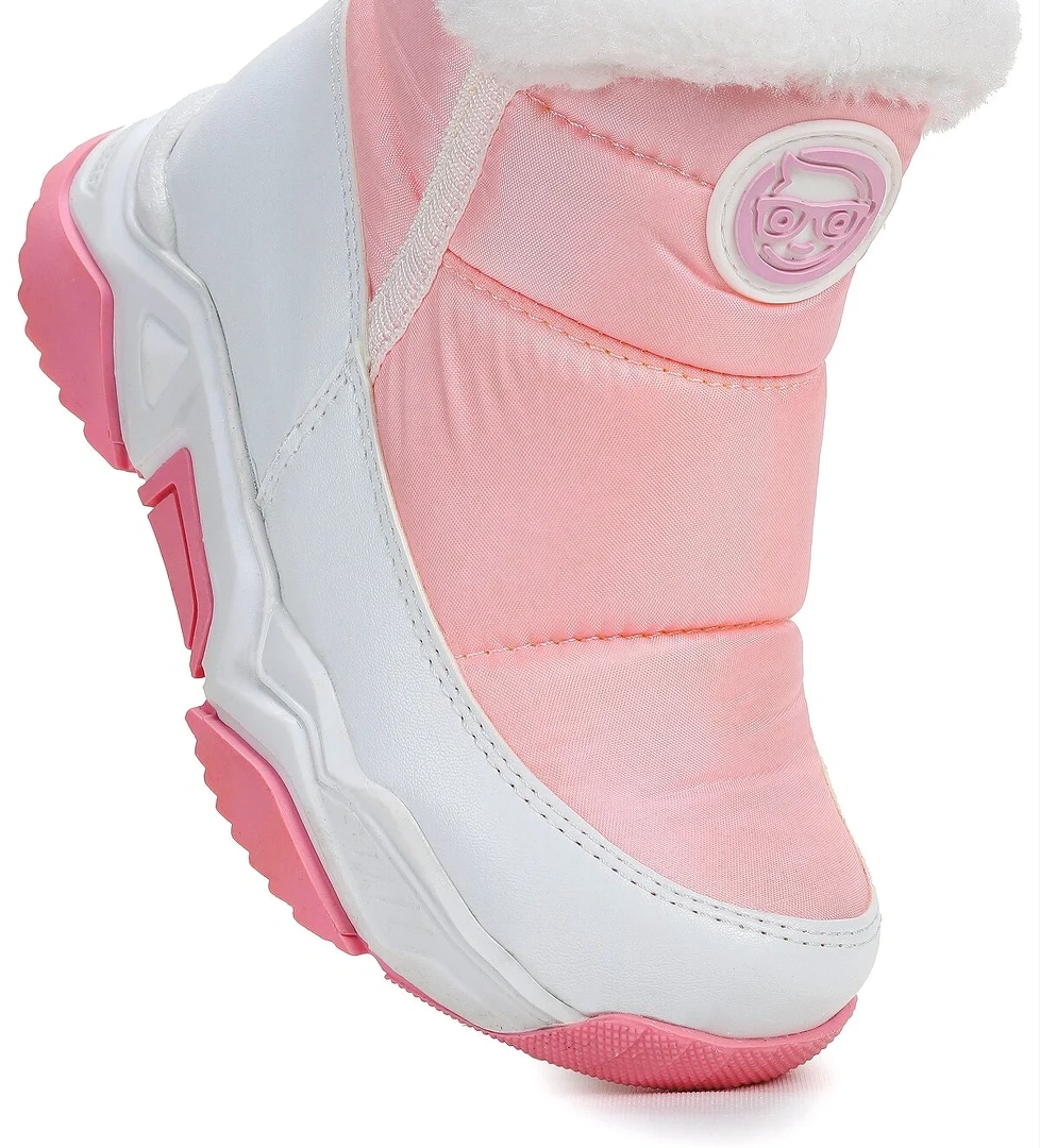 Pamela Fermuarlı Kız Çocuk Kar Botu Pembe