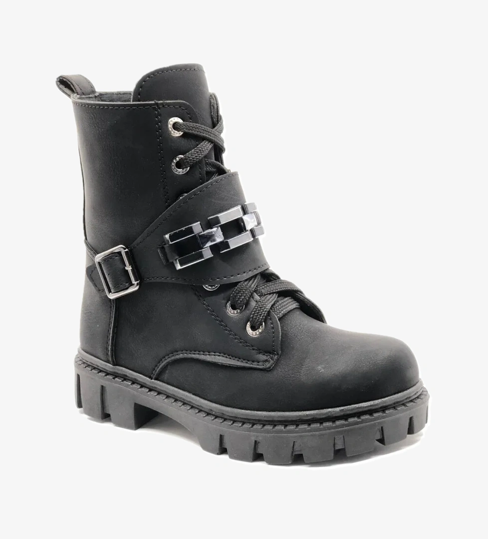 İremsu Zincir Detaylı Kız Çocuk Postal Bot model görseli