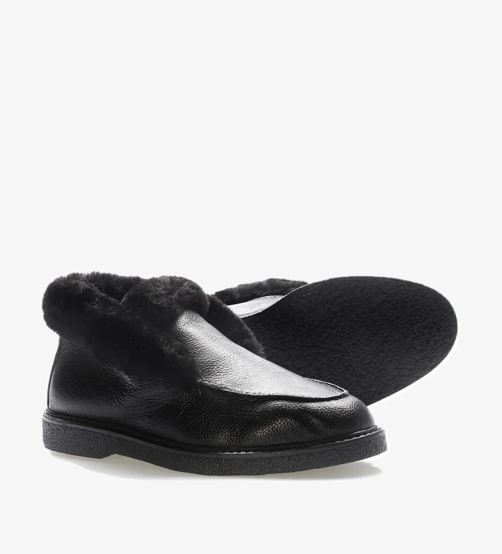 Fast Step Hakiki Deri Kürklü Kadın Spor Bot 733KZA217 model görseli