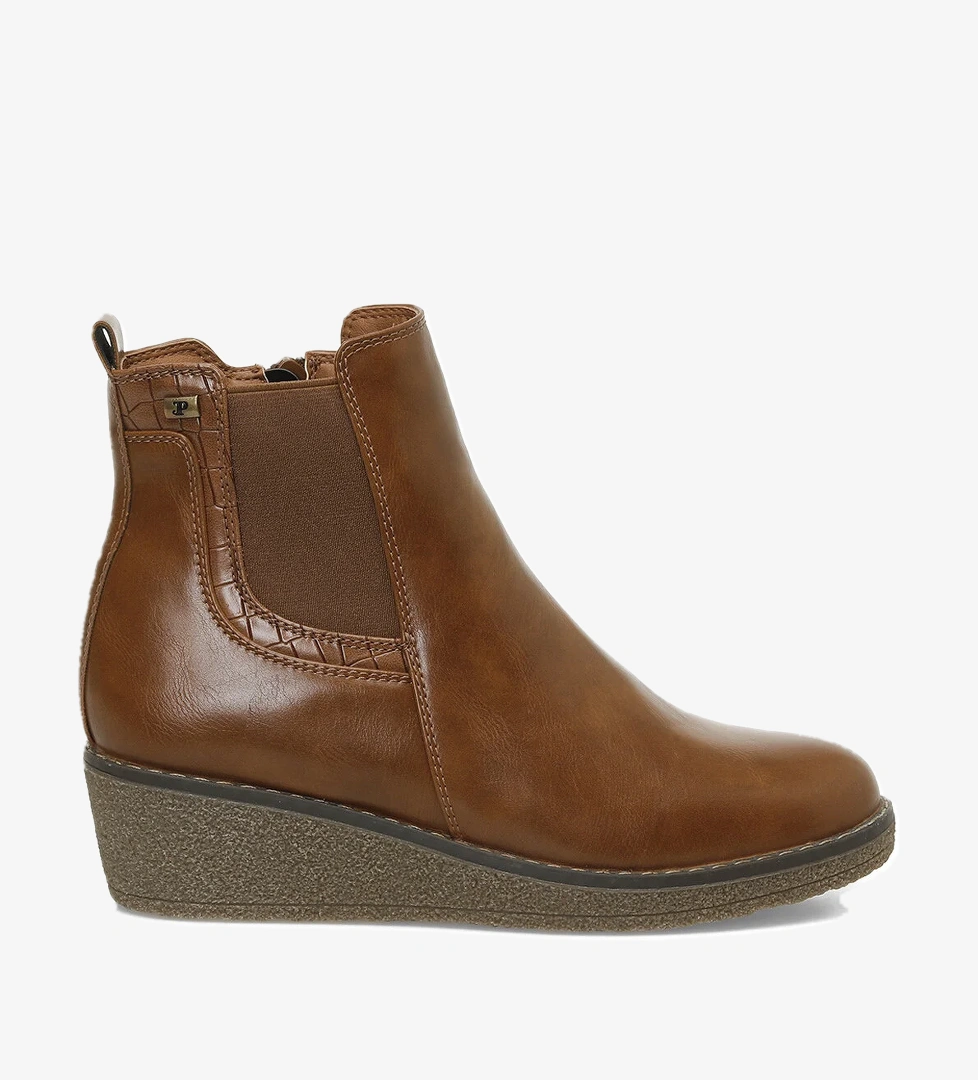 166607.Z4PR Taba Kadın Dolgu Topuk Bot - Görsel 1