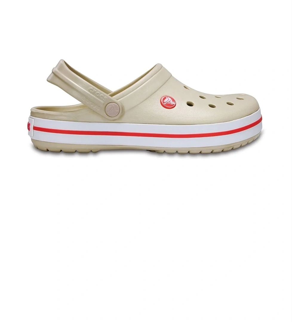 Crocband Unisex Bej Terlik