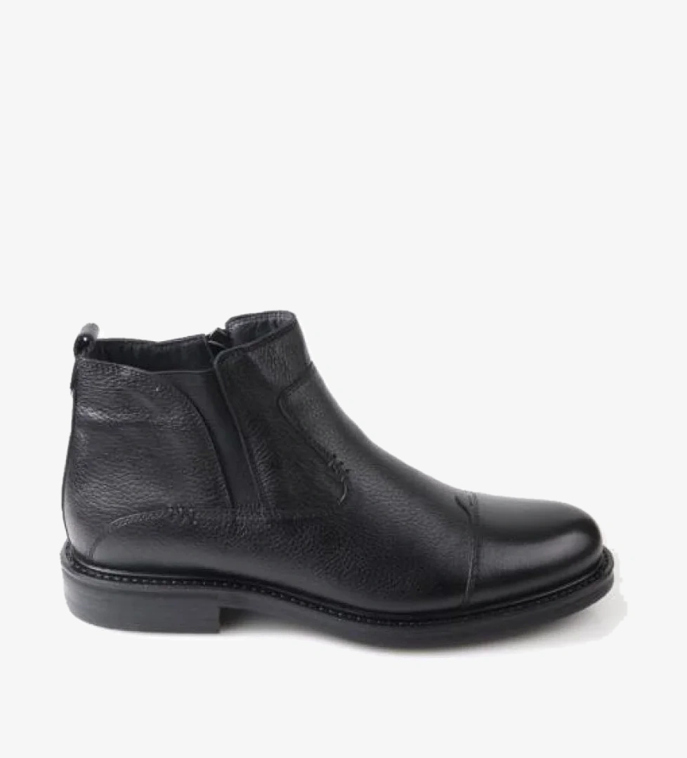 1042 Hakiki Deri Bağcıksız Erkek Bot - Görsel 1