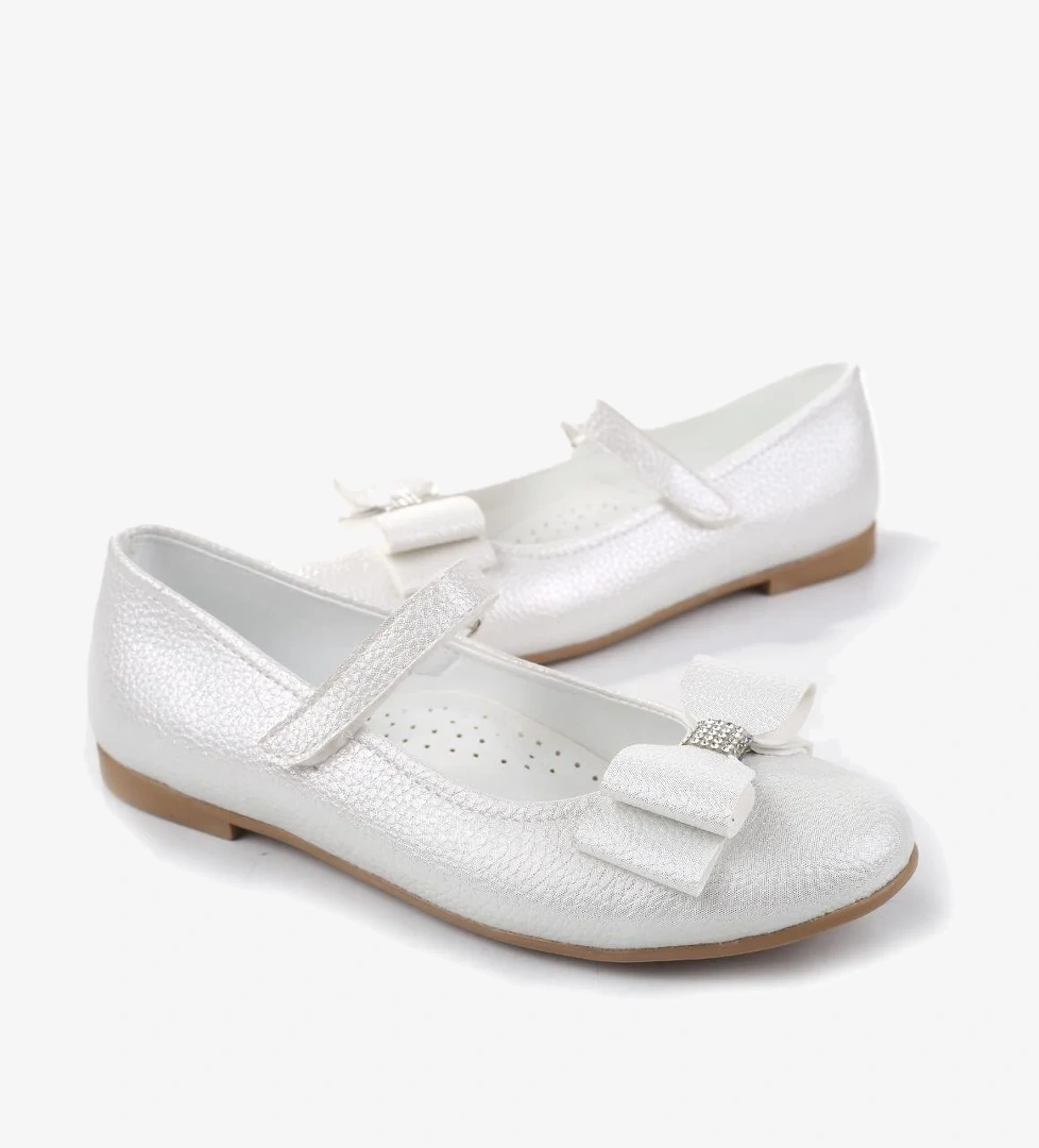 Ortaç 3162 Kız Çocuk Balerin Cırtlı Babet Ayakkabı