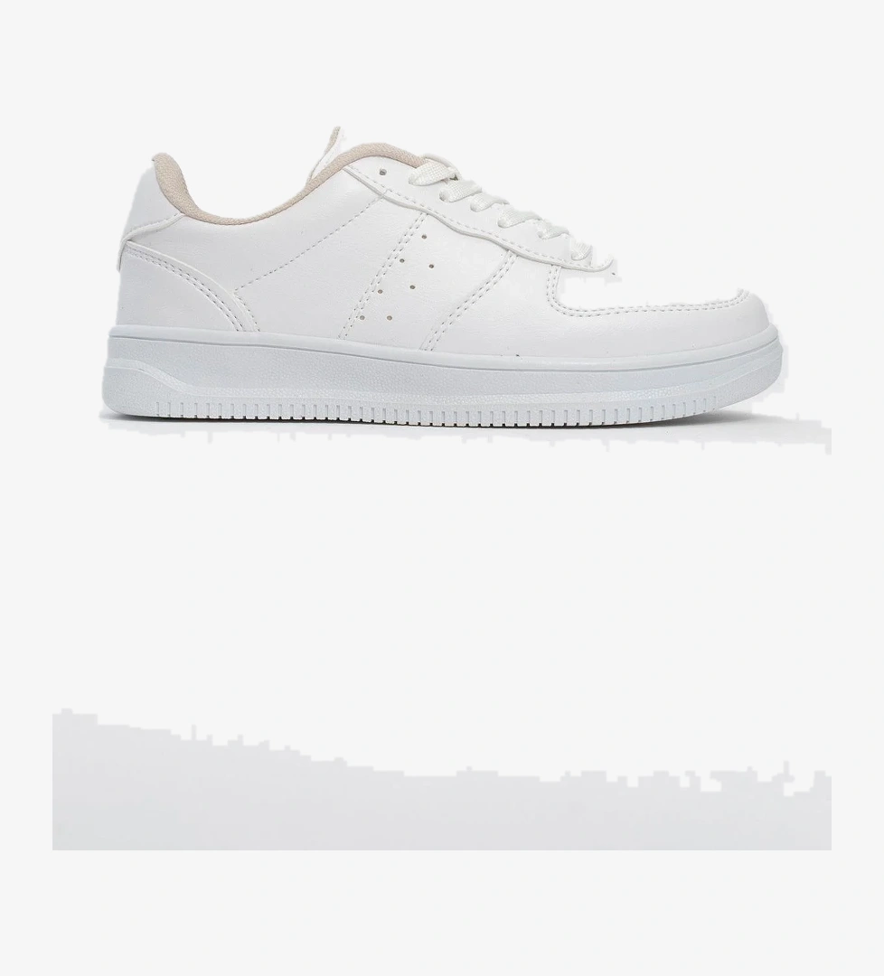 Bağcıklı Kadın Spor Ayakkabı BEYAZ BEYAZ