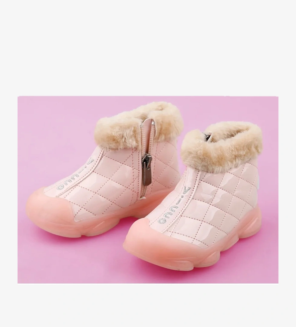 Vicco Vicco Pembe Poppy II Phylon Işıklı Taban Ortopedik Çocuk Bot | Flo Pembe - 1. görsel