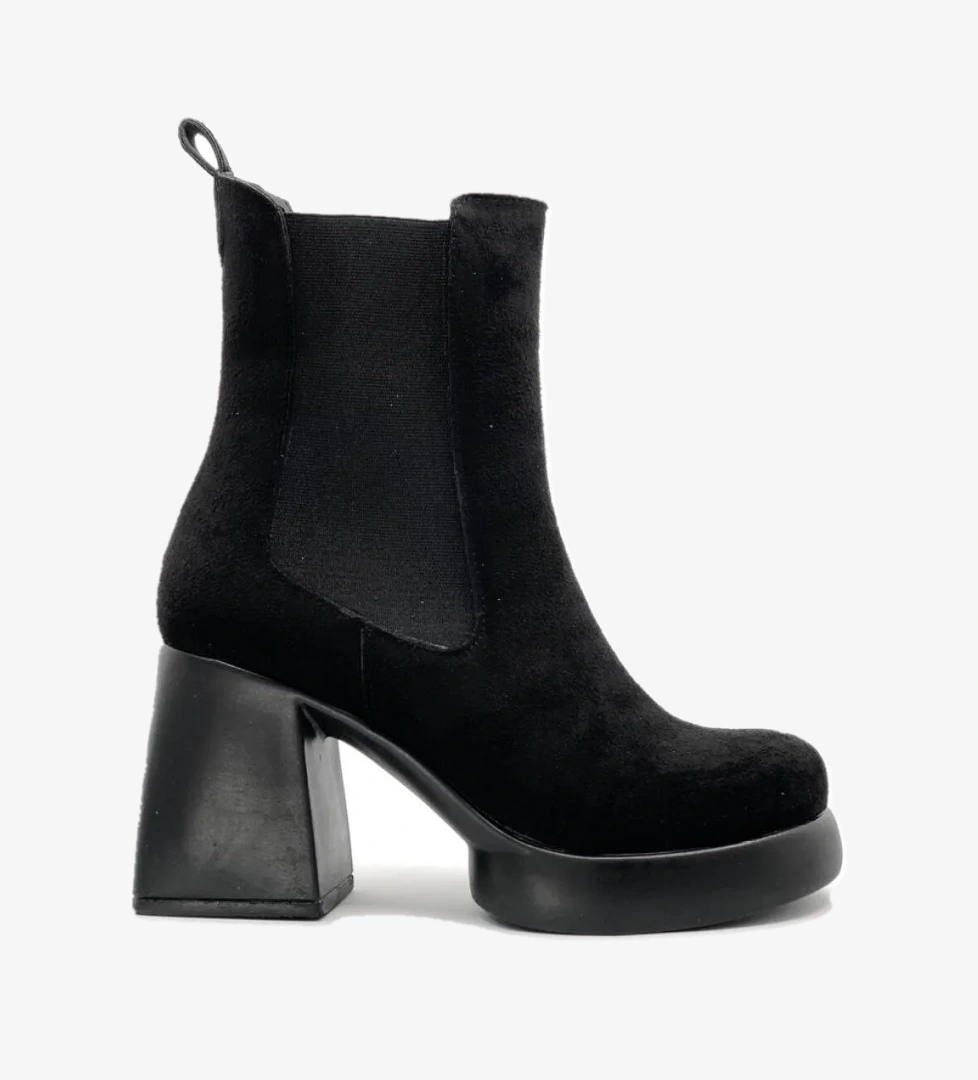 Seri̇bo Seribo Lastikli Platform Taban 9 Cm Topuklu Kadın Bot model görseli