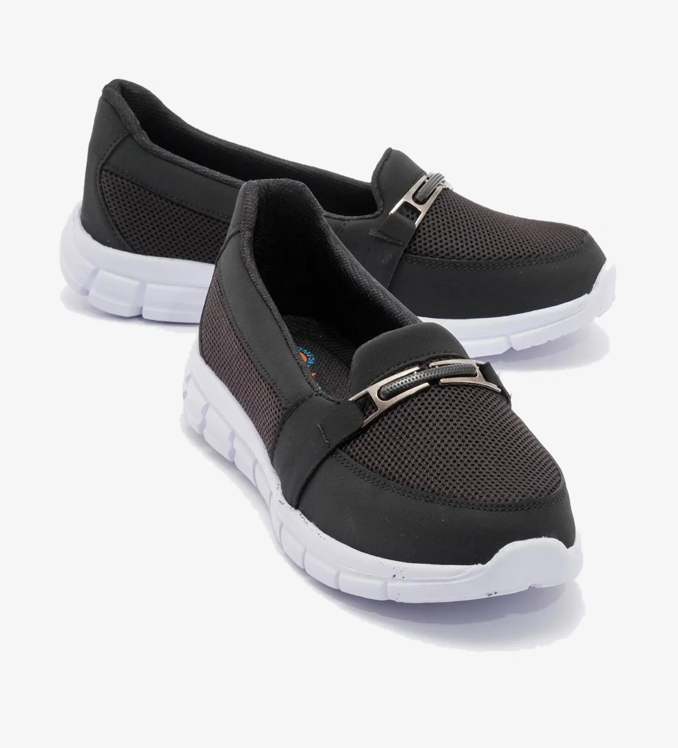 Ccway Kadın Günlük Ayakkabı Si̇yah Beyaz model görseli