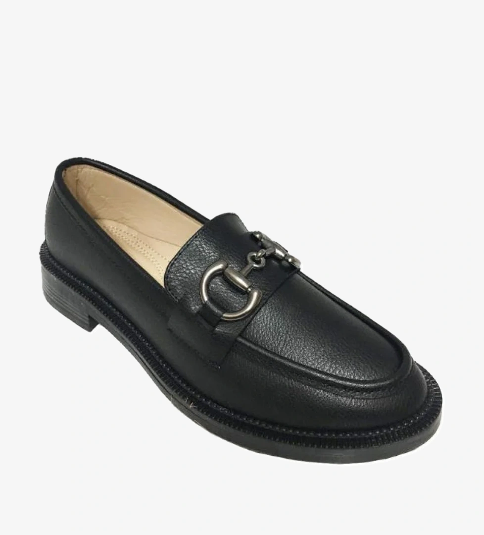 Comfort Shoes 234-24 Deri Trend Fashion Tokalı Kadın Babet model görseli