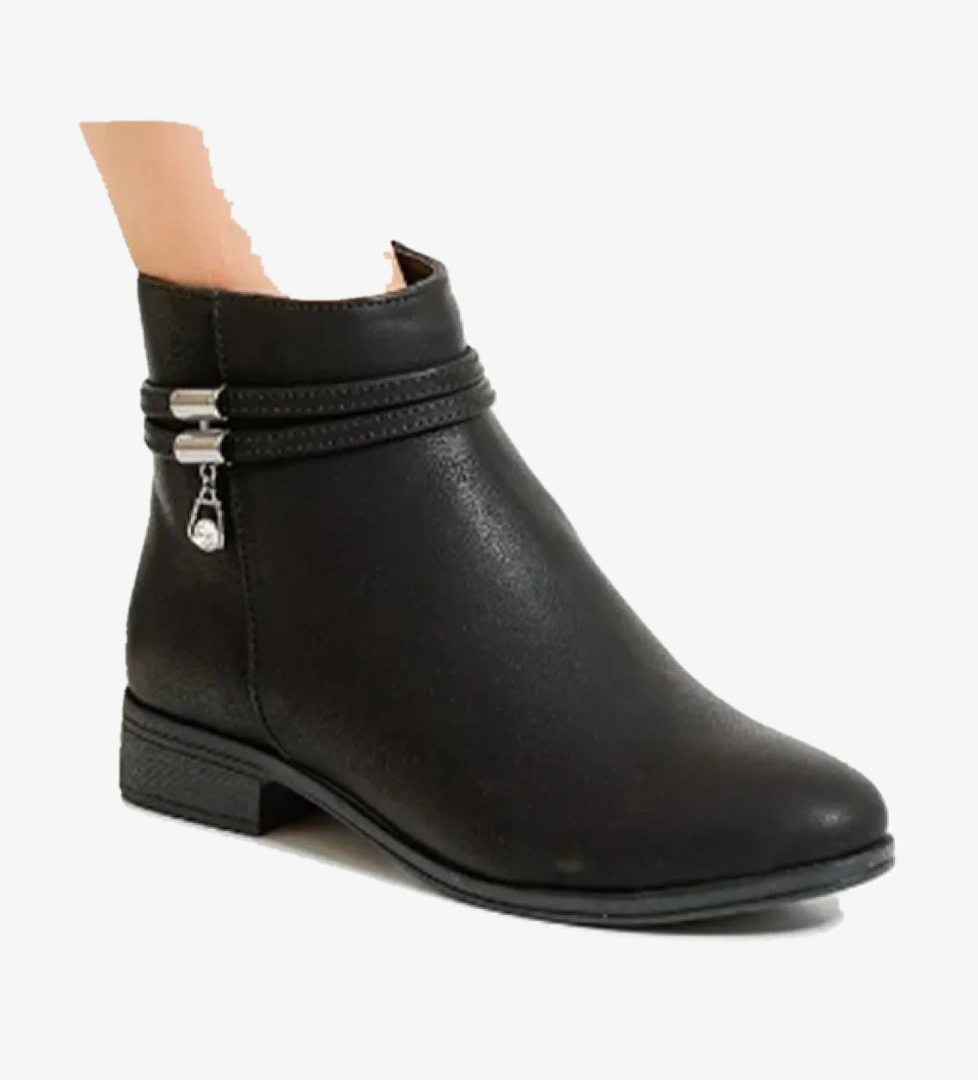 S.d.f Sdf 79-24 Deri Fashion Fermuarlı Kadın Bot model görseli