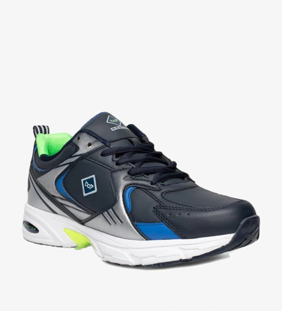 Bestof Best Of 522-24 Deri Erkek Sneaker Lacivert Saks model görseli