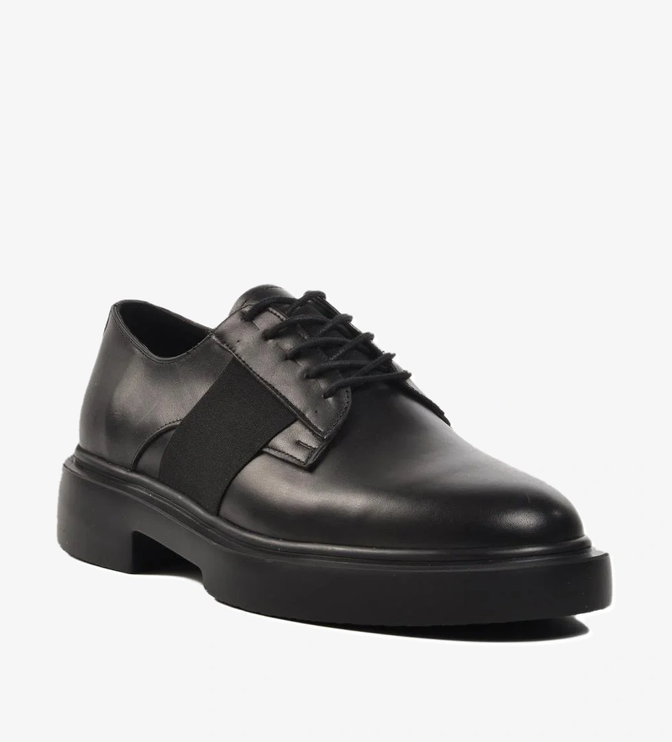 Premium 1240 Siyah Hakiki Deri Erkek Klasik Ayakkabı