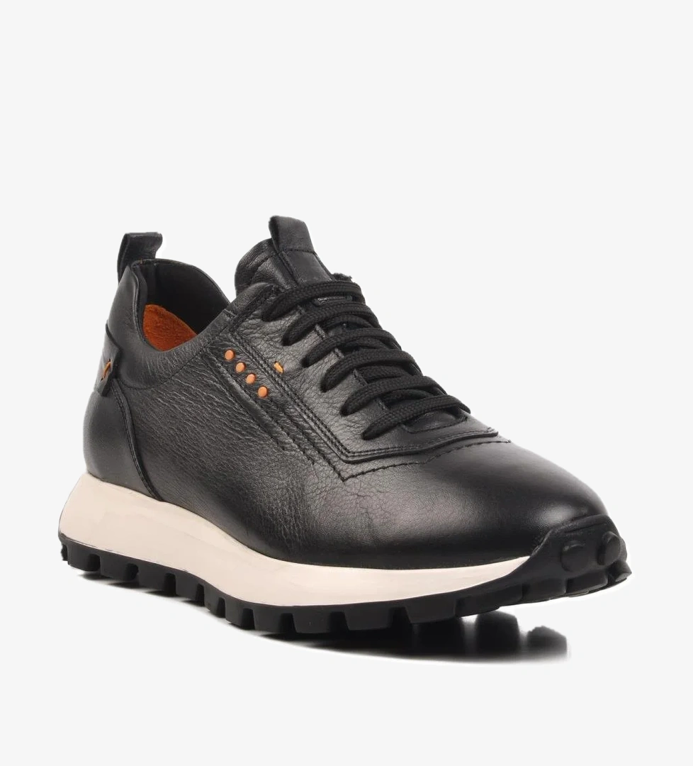 Ayakmod 252572 Siyah Hakiki Deri Erkek Günlük Ayakkabı model görseli