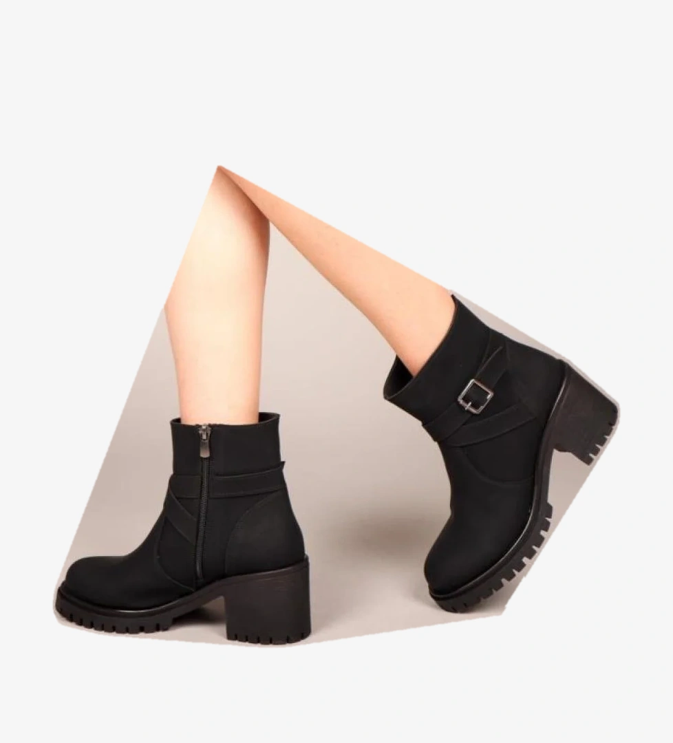 Papuçcity Ony 03048 Kadın 6 Cm Kalın Topuklu Bot model görseli