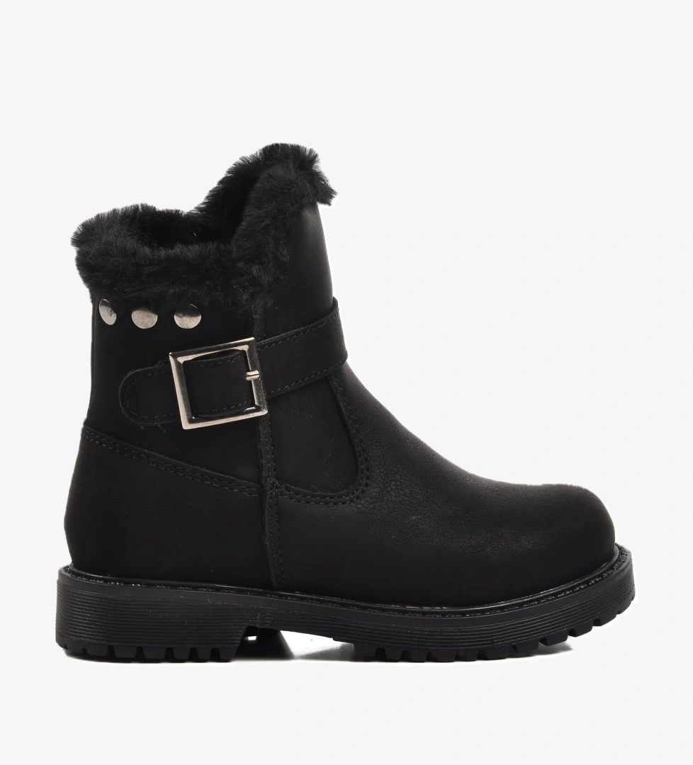 Ayakmod 24064-p Siyah-zümrüt Bej İçi Polarlı Kız Çocuk Bot model görseli