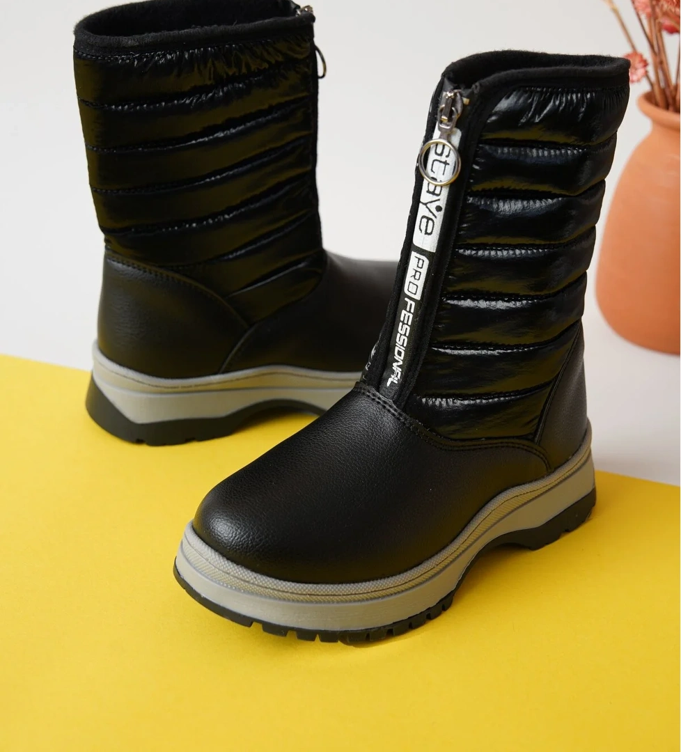 Garantili D078 Günlük Ortopedik Kız Çocuk Soğuk Geçirmez Bot