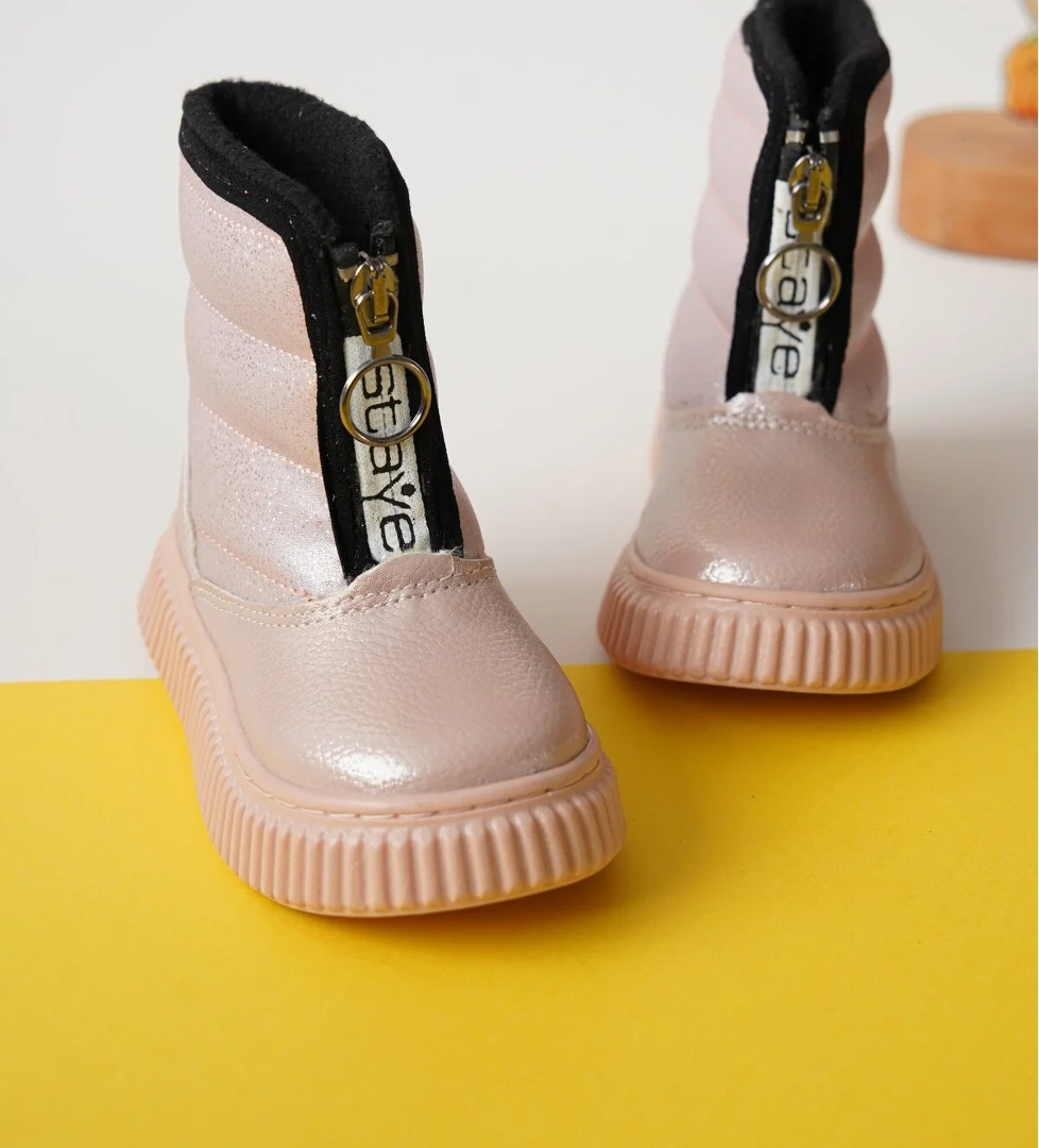 Daxtors Daxtors Pembe Garantili D482 Günlük Ortopedik Kız Çocuk Soğuk Geçirmez Bot | Flo Pembe - 1. görsel