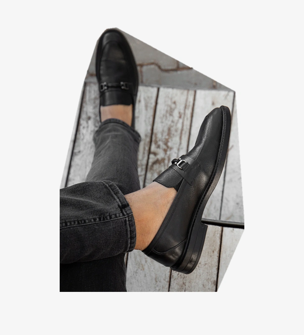 D0699 Günlük Ortopedik Hakiki Deri Erkek Klasik Ayakkabı