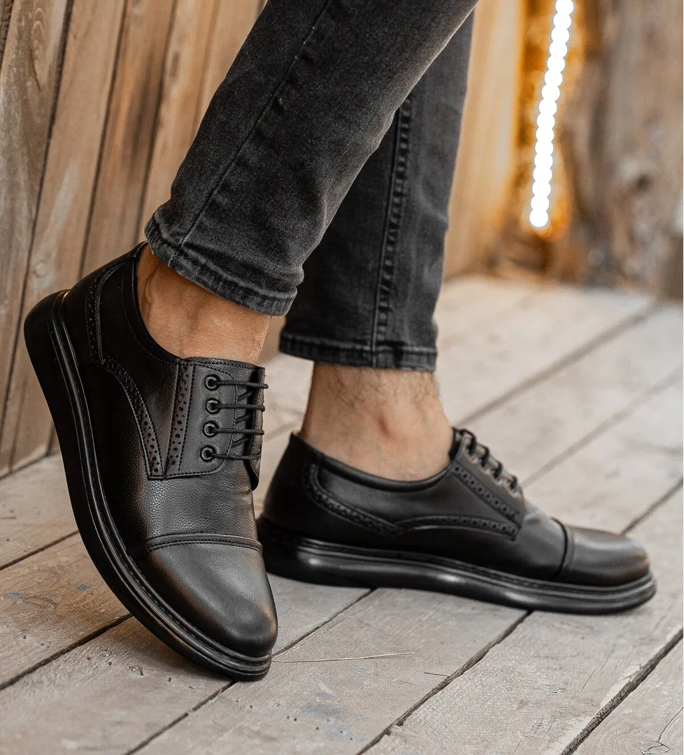 D0235 Günlük Ortopedik Erkek Klasik Garantili Ayakkabı