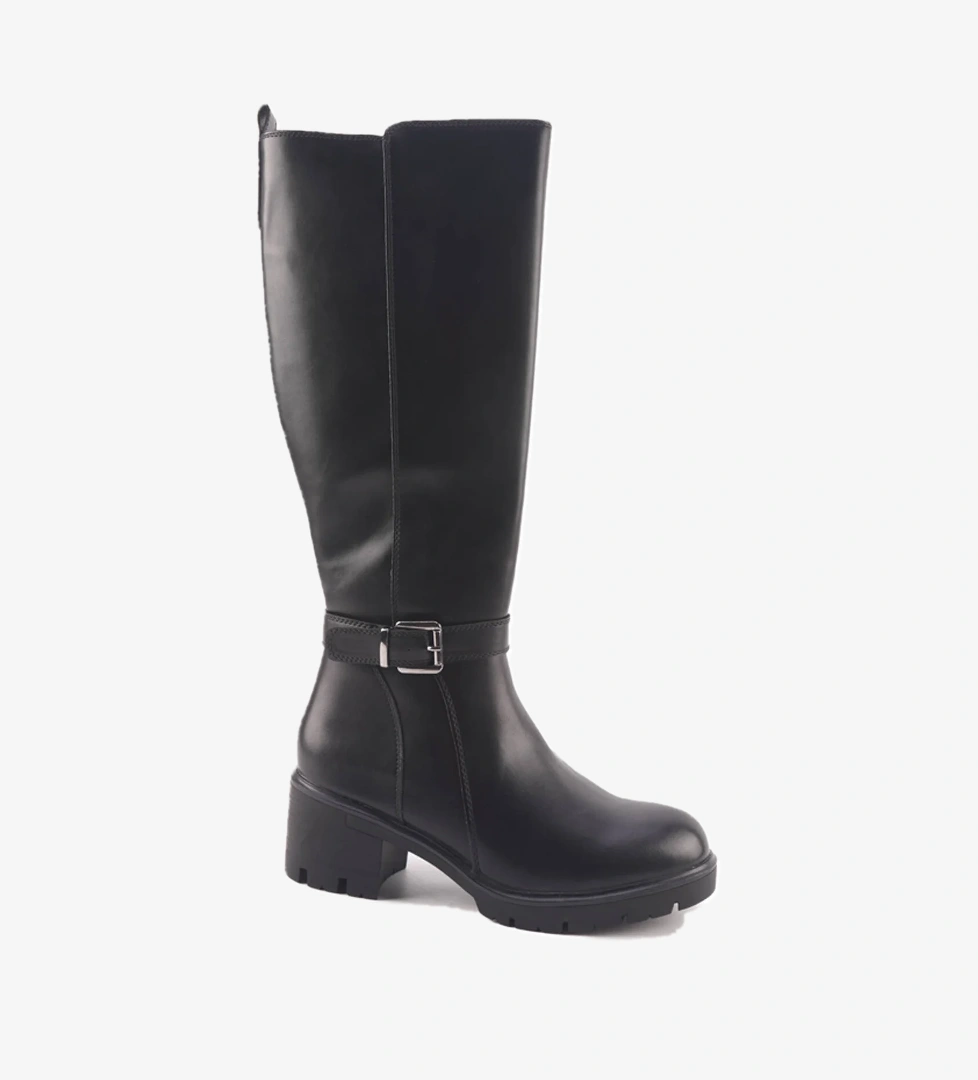 322625.Z 4PR Siyah Kadın Topuklu Çizme - Görsel 1