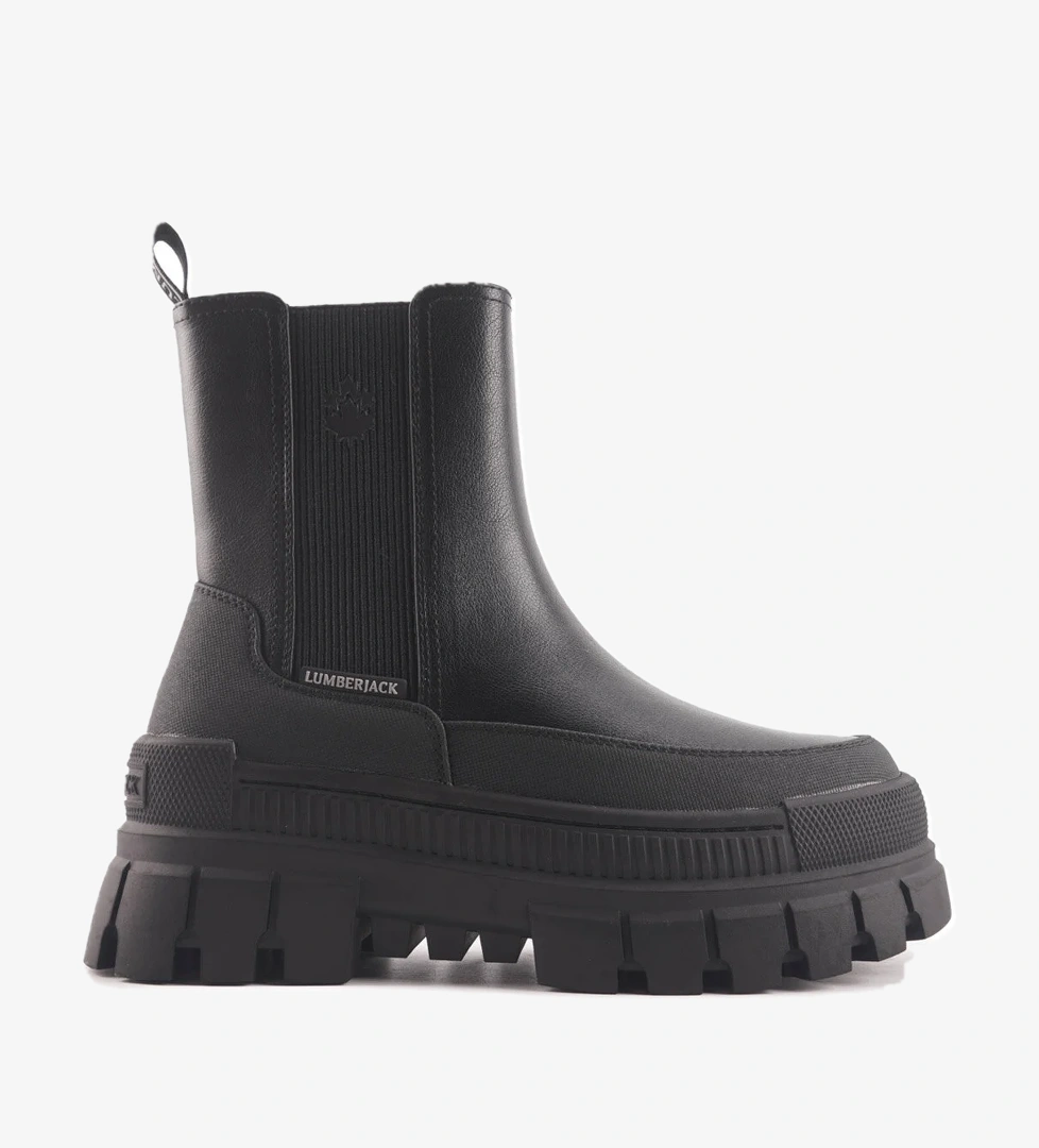 Lumberjack Lumberjack PINOLA 4PR Siyah Kadın Chelsea Bot Flo'da! Siyah - 1. görsel