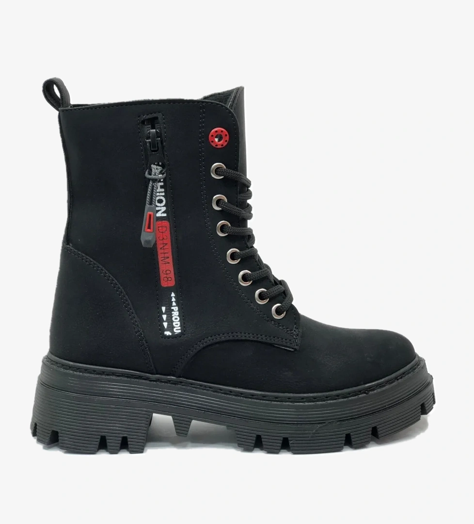 Süs Fermuar Detaylı Kaymaz Taban Kadın Postal Bot