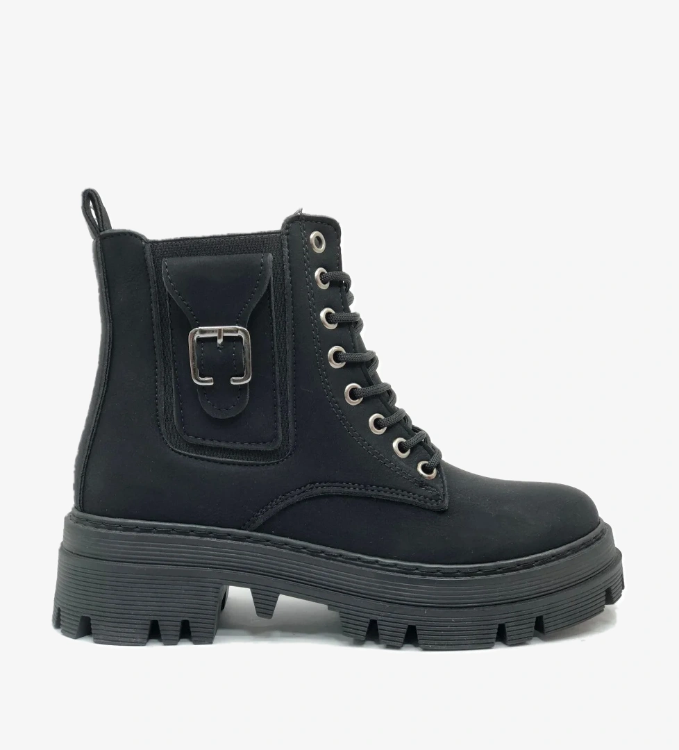 Süs Toka Detaylı Kaymaz Taban Kadın Kısa Postal Bot