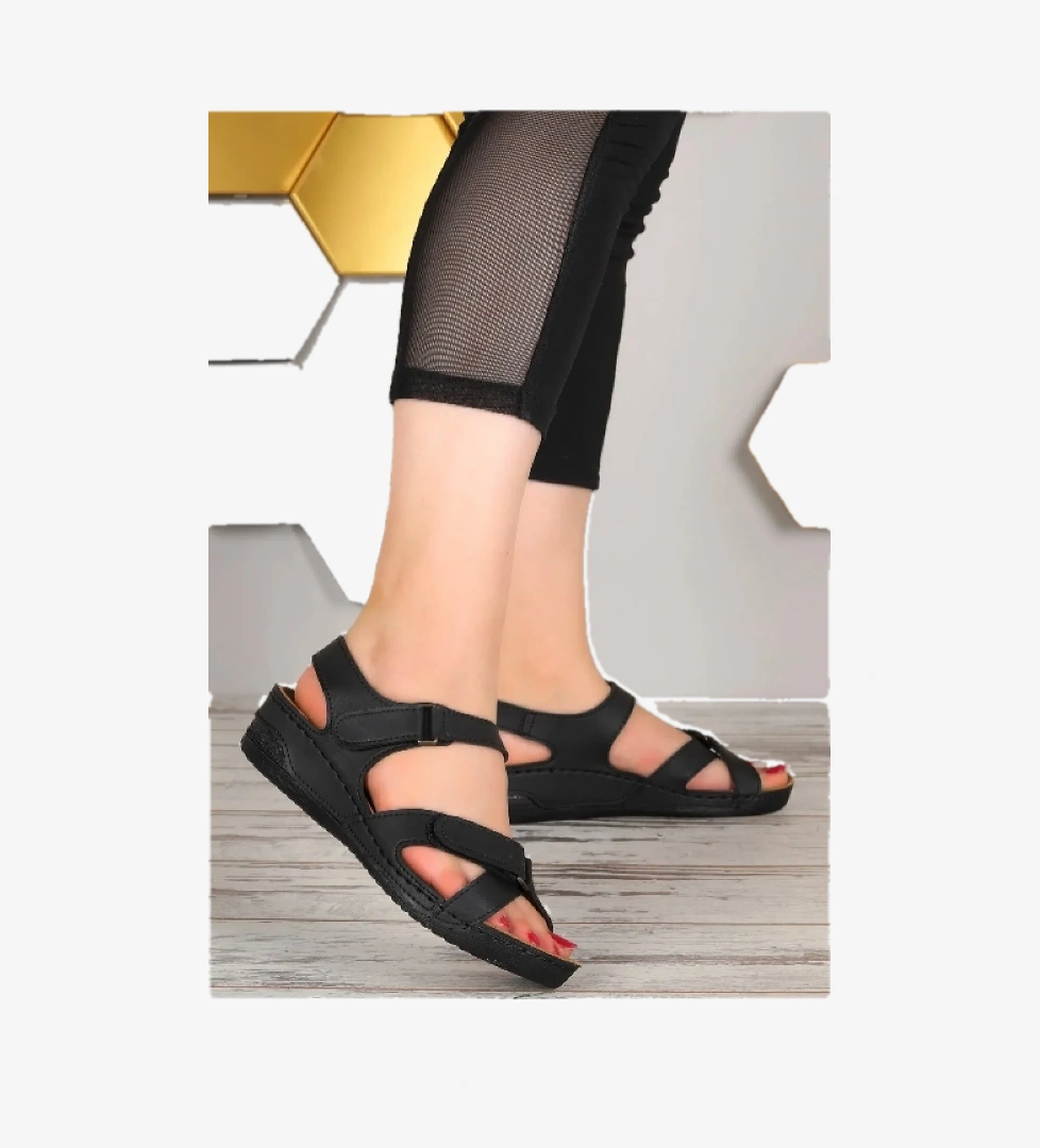 02-380 Kadın Ortapedic Sandalet - Görsel 1