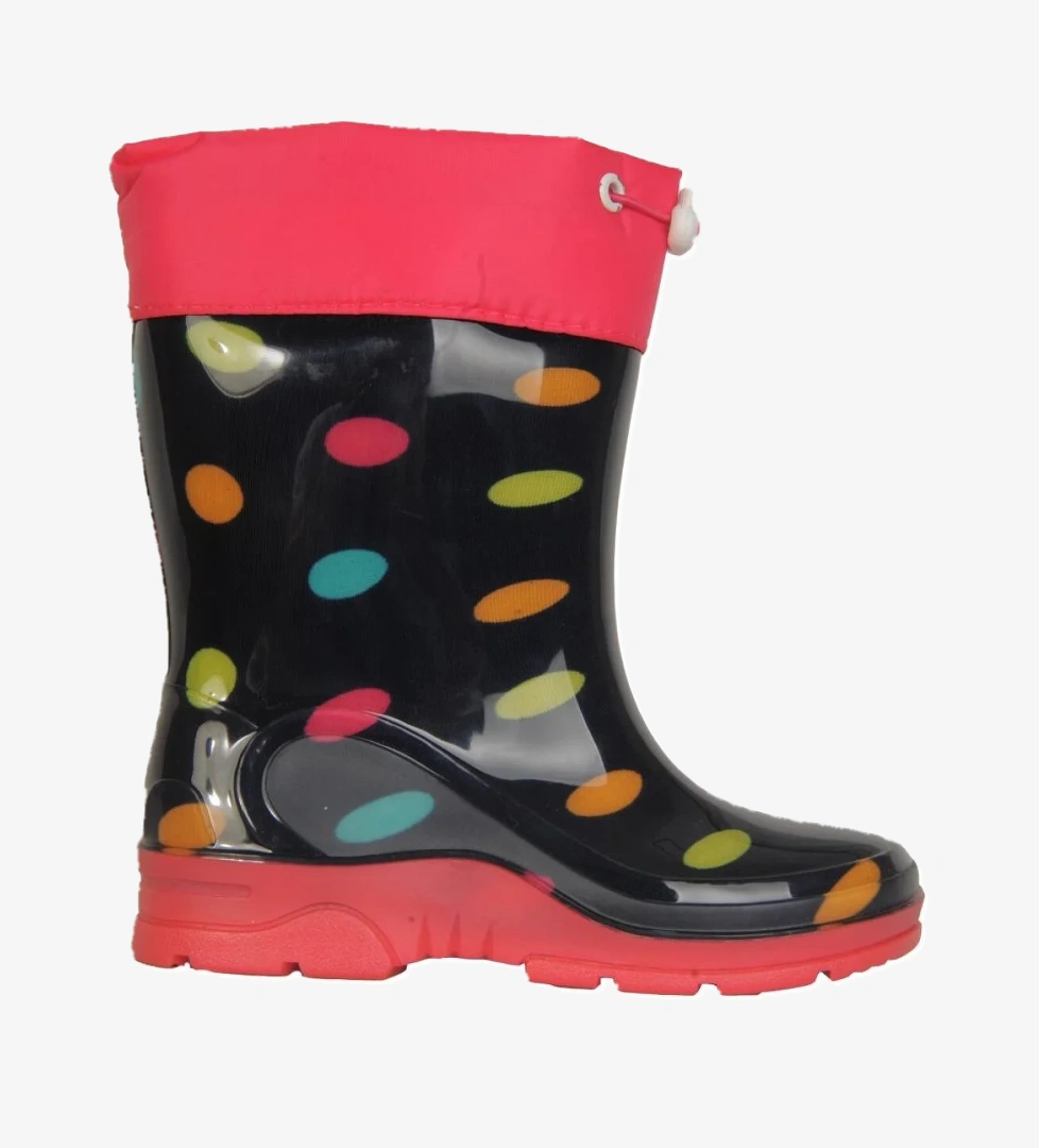 Arısan 227 Syh-Fşy Puantiye Termal Kürklü Kışlık Kız Çocuk Çizme Bot - Görsel 1