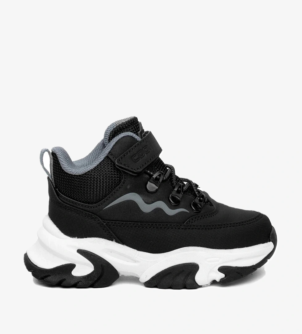 Cool Evil Patik Erkek Çocuk Hi Sneaker Siyah model görseli