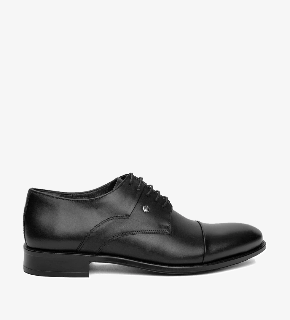 Ayakkabı Fuarı Elit KCMNZ040 Erkek Hakiki Deri Klasik Ayakkabı Siyah model görseli