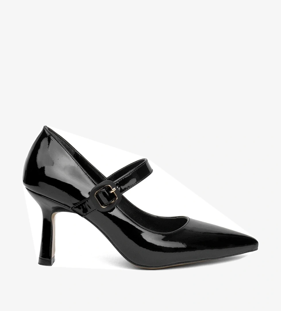 Miss Park Moda PM537 K208 Kadın Klasik Topuklu Ayakkabı Siyah model görseli