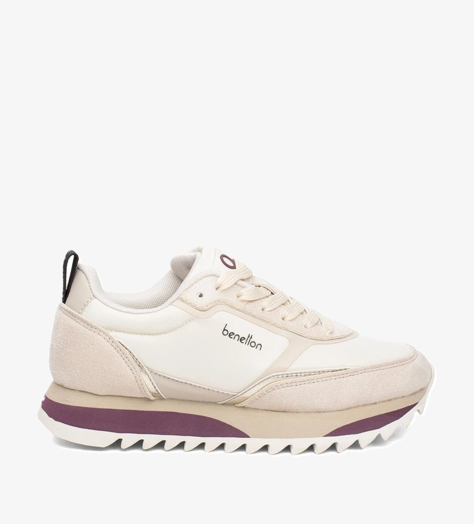 BNI-11133 Kadın Klasik Sneaker Bej