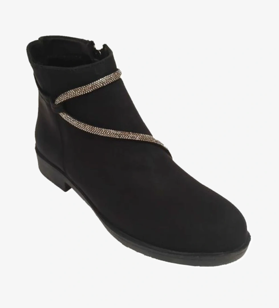 S.d.f Sdf 156-24 Deri Fashion Fermuarlı Termo Kadın Bot model görseli